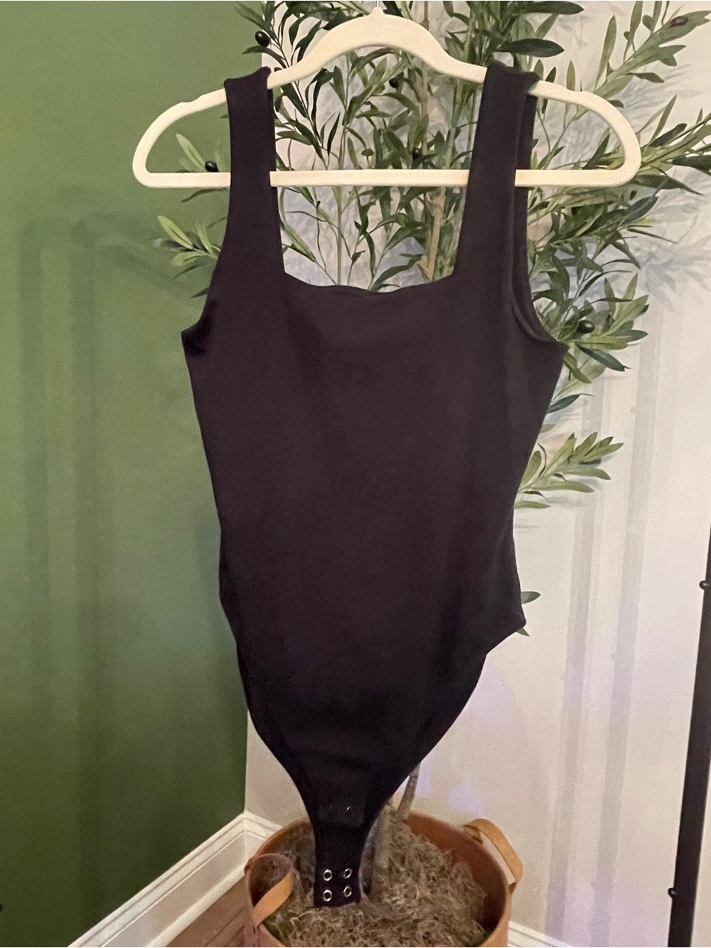 Black One-Piece Bodysuit